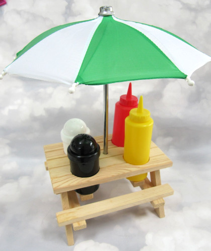 Unused picnic table condiment - picnic,
