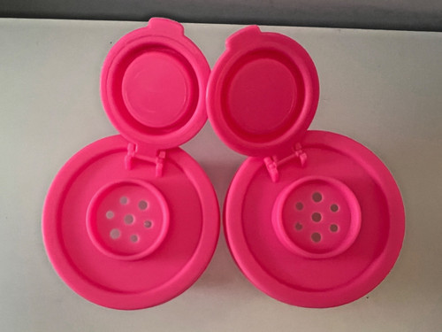 Vintage pink mini spice salt - pink,