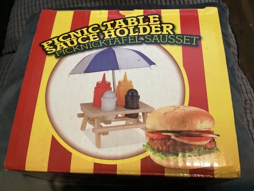 Bnib new wooden picnic table - bnib,