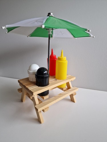 Novelty picnic table - picnic, condiment