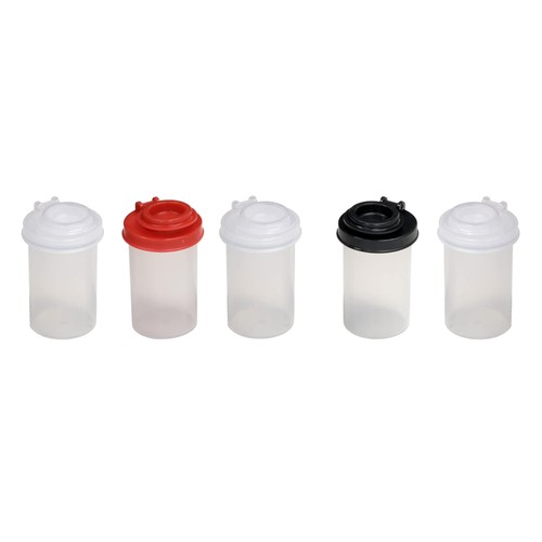 Salt and pepper shakers - salt,