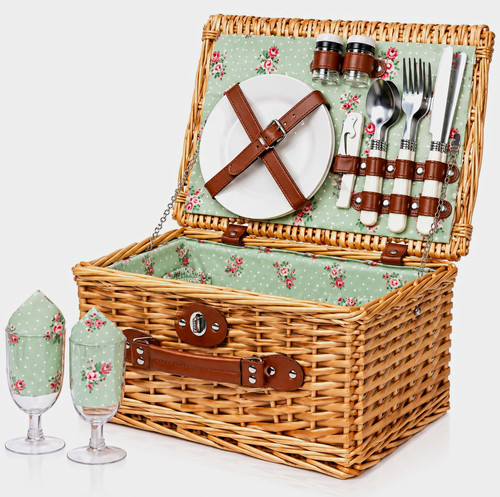 Zormy wicker picnic basket set - zormy,