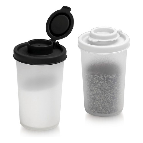 2pcs salt and pepper shakers - and,
