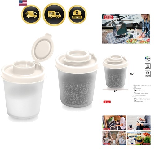 Salt and pepper shakers - and,
