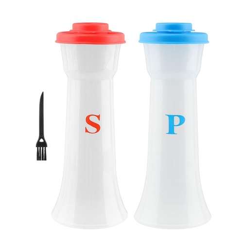 Pcs plastic salt and - plastic, pepper