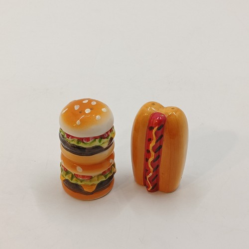 Salt and pepper shakers - salt,